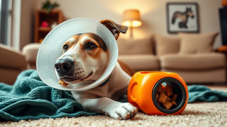 خمس طرق مبتكرة لتحفيز عقل كلبك بعد الجراحة وضمان تعافٍ سعيد