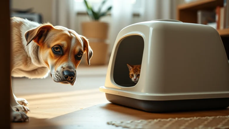 لماذا يأكل الكلاب براز القطط؟ الأسباب والحلول الشاملة