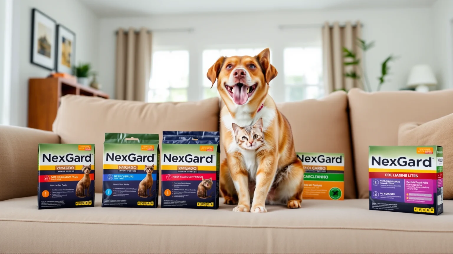 الدليل الشامل لأدوية نكسغارد، نكسغارد بلس، ونكسغارد كومبو لحماية الكلاب والقطط من البراغيث والقراد والطفيليات