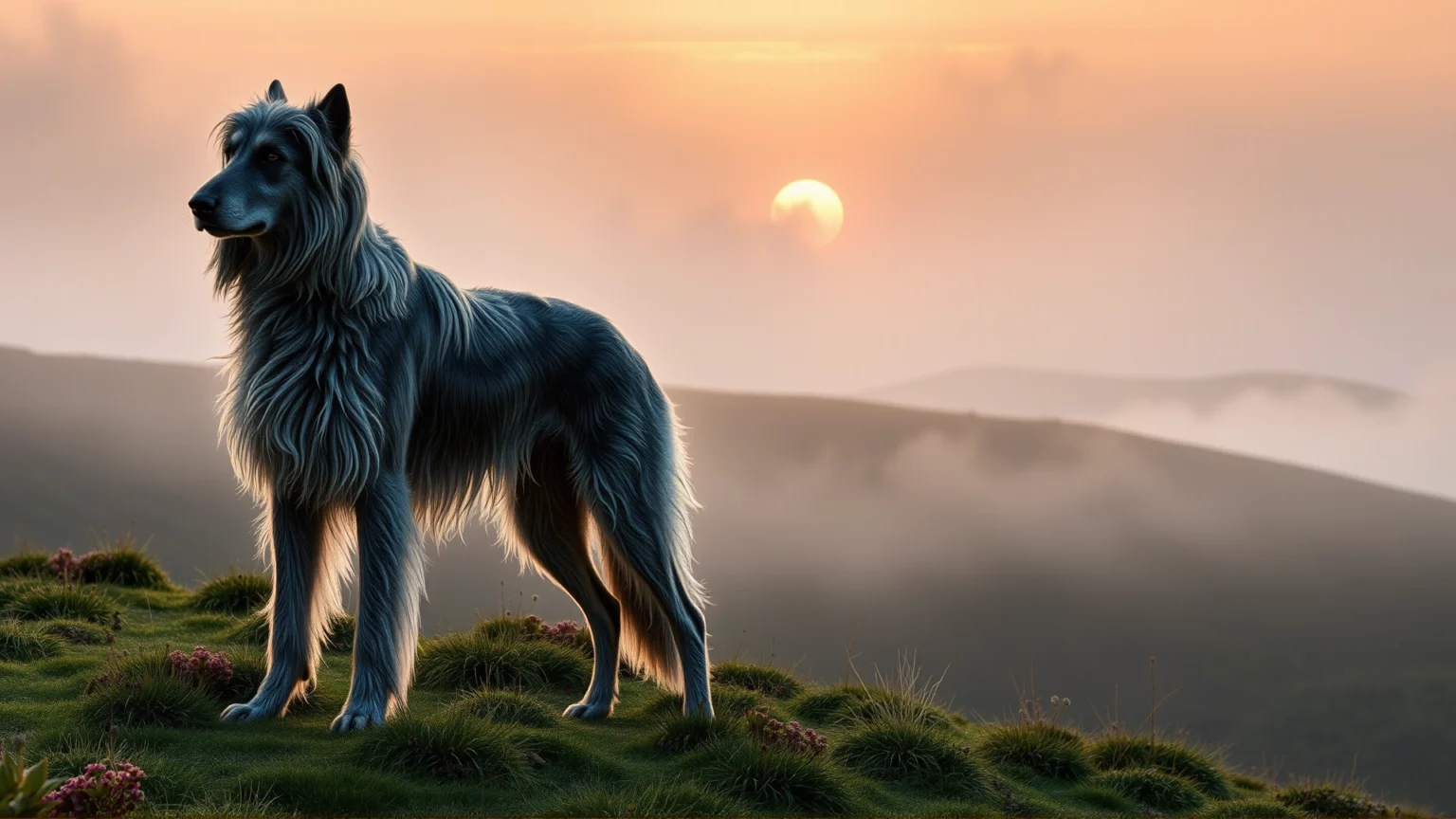 الإيريش وولفهوند: الدليل الأيرلندي الشامل لعملاق كلاب الصيد الودود