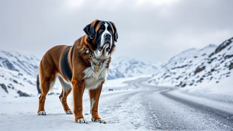 سانت برنارد: العملاق الرقيق ودليل العناية والتدريب الشامل