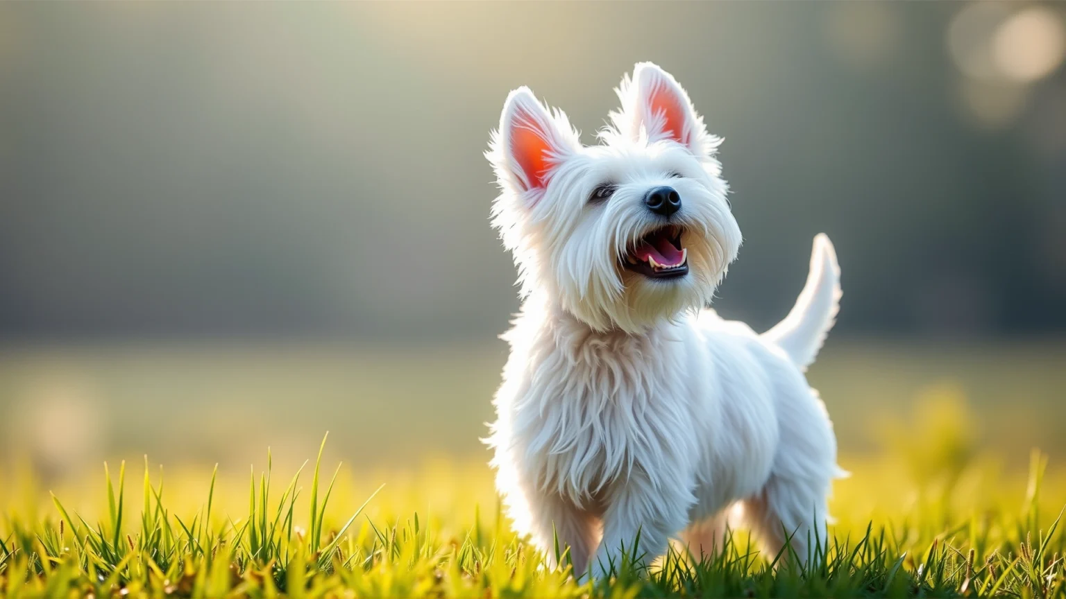 دليل شامل للتعرُّف على كلب الوست هايلاند وايت تيرير (Westie): الشخصية، الرعاية، والصحة