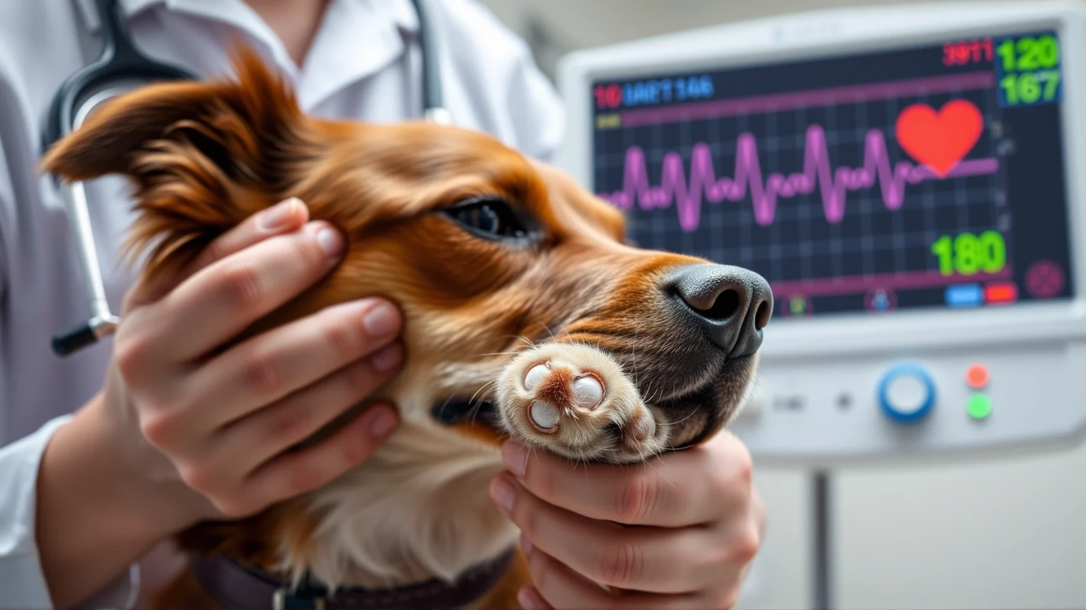 دليل شامل لفهم الجلطة القلبية عند الكلاب: الأسباب، الأعراض، التشخيص، والعلاج