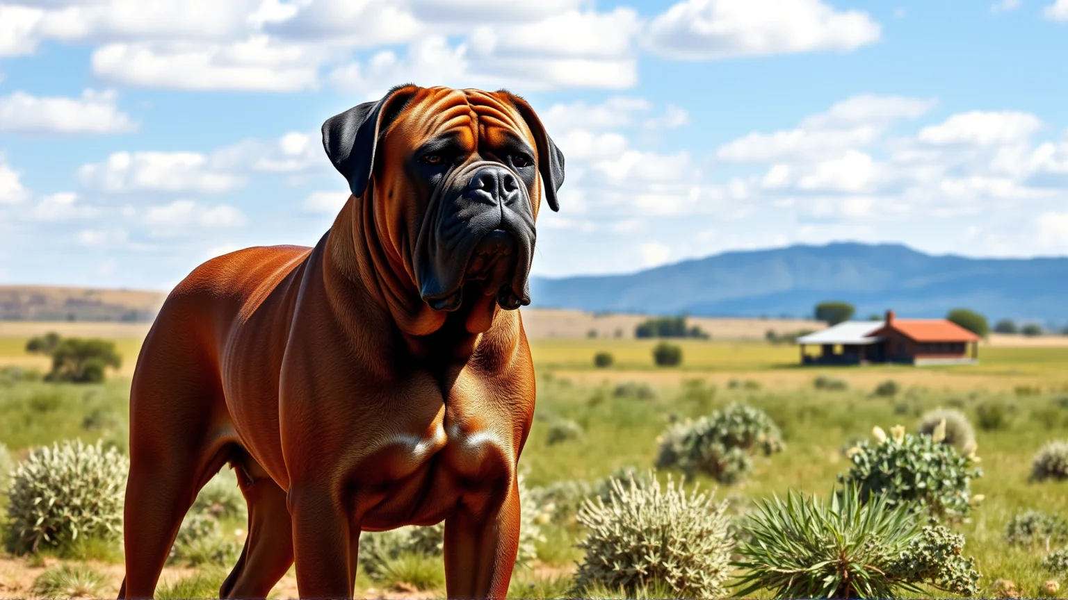 البويربول (Boerboel): دليل شامل للعناية بحارس جنوب أفريقيا العملاق