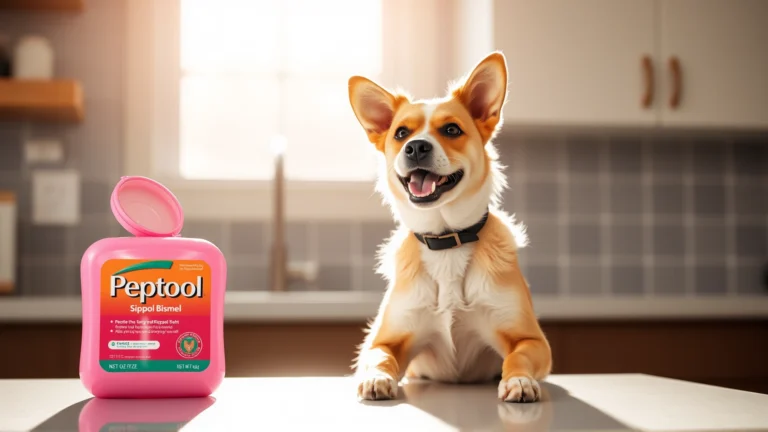 هل يمكن إعطاء الكلب دواء بيبتو بيسمول؟ دليلك المتكامل لتهدئة اضطراب معدة كلبك