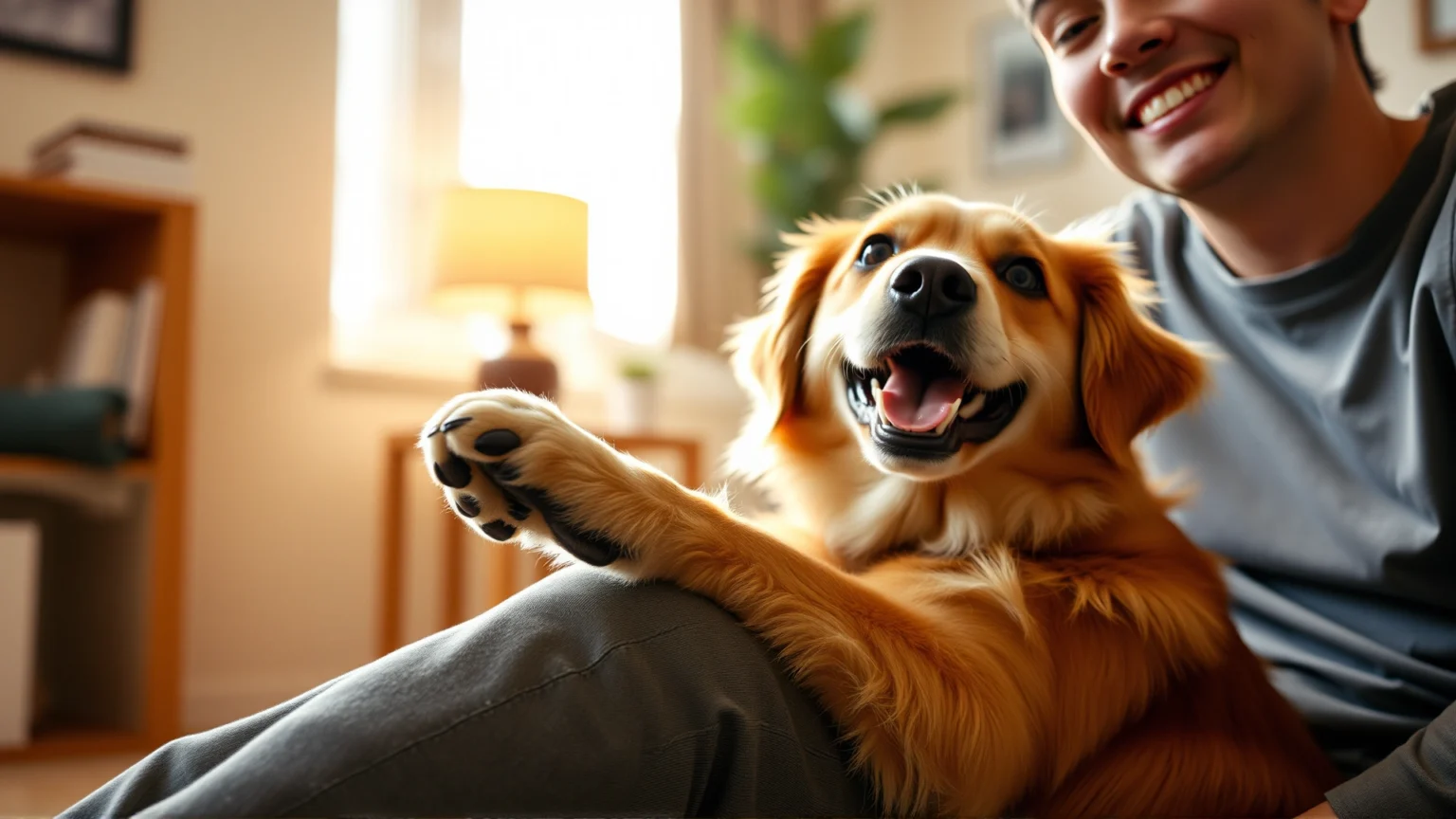 لماذا يضع الكلب كفَّه عليك؟ دليل شامل لفهم هذا السلوك وكيفية التعامل معه