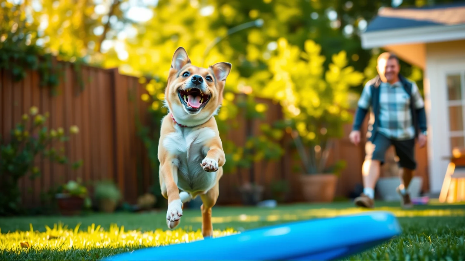 ٥ أنشطة ممتعة يمكنك القيام بها مع كلبك في حديقة المنزل