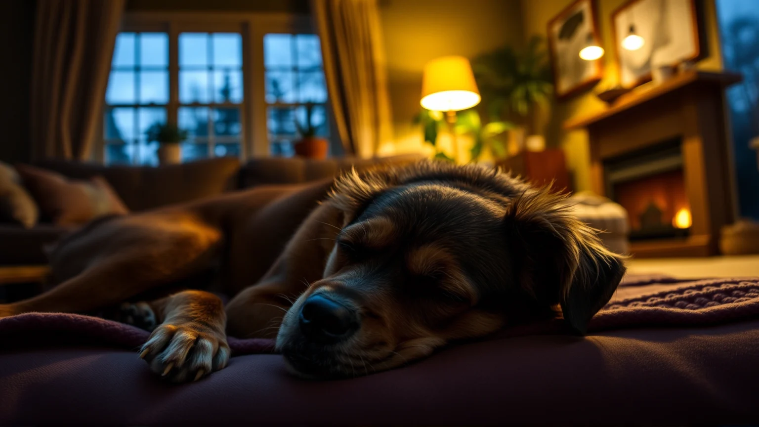 كلبك لا ينام ليلًا؟ دليل شامل لفهم أسباب الأرق عند الكلاب وكيفية علاجه