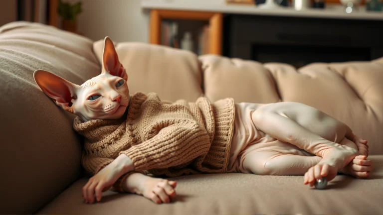 دليلك الشامل إلى القطط الخالية من الفراء: السلالات، الرعاية، والصحة