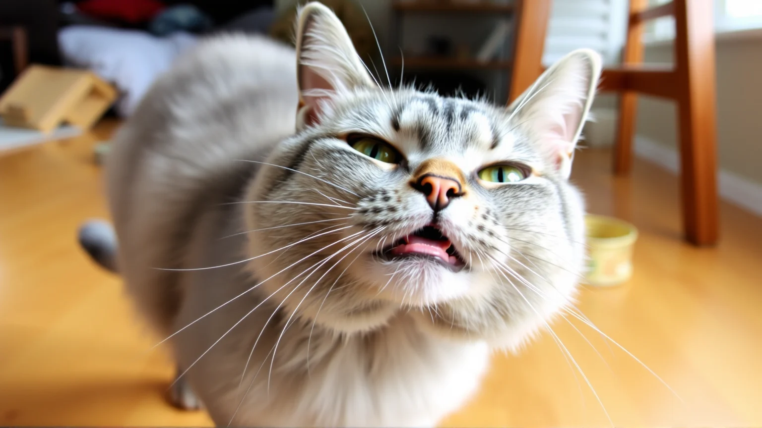 استجابة فليمن عند القطط: الدليل الشامل لفهم “تكشيرة” قطك