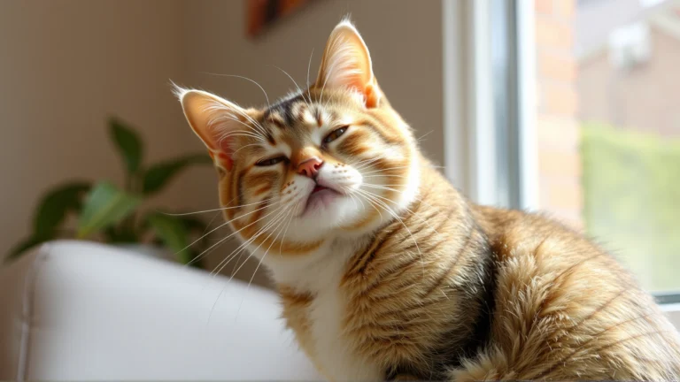 العطس عند القطط: دليل شامل للأسباب والتشخيص والعلاج والوقاية