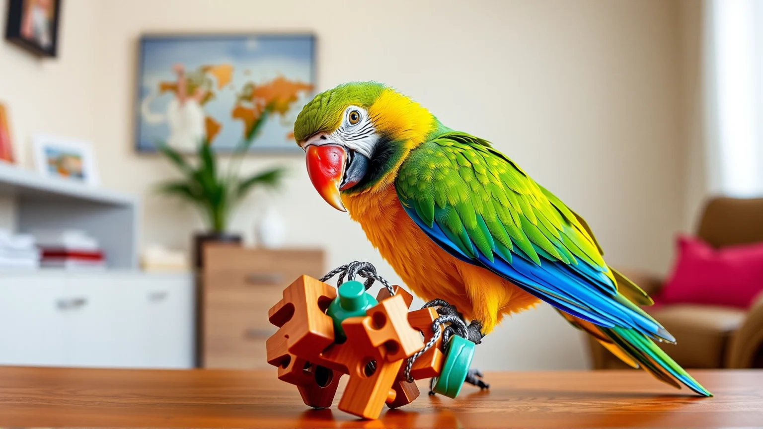 ٧ استراتيجيات فعّالة لمنع شعور ببغائك الأليف بالملل والحفاظ على صحته النفسية