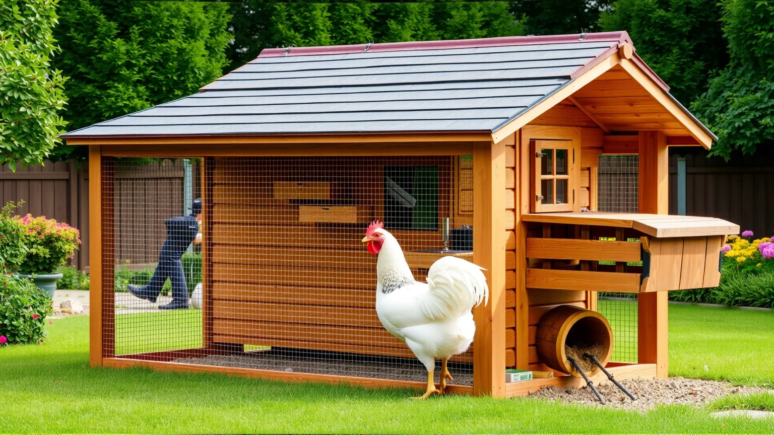 الدليل الشامل لتصميم قن دجاج مثالي في حديقة منزلك
