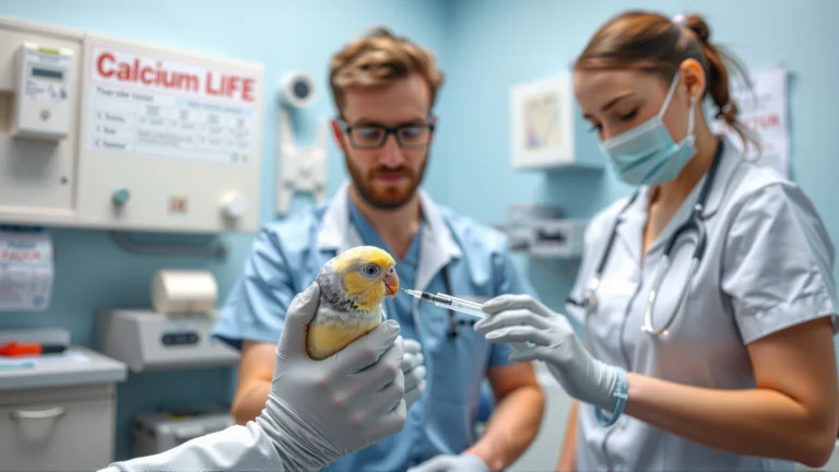 دليلك الشامل لنقص الكالسيوم الحاد عند الطيور: الأعراض، الأسباب وطرق الوقاية