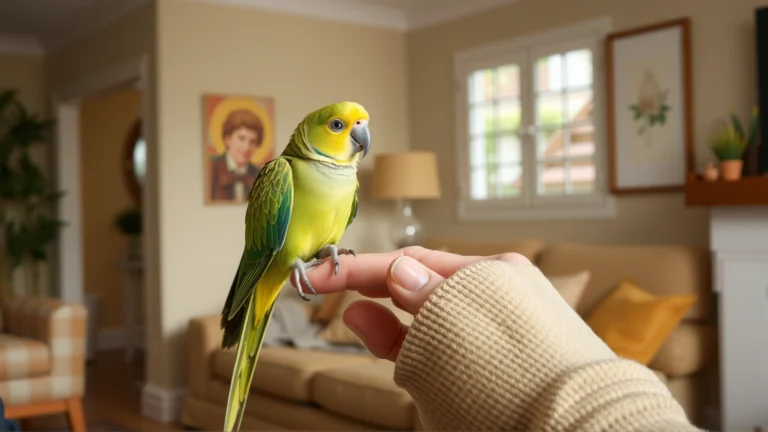 الدليل الشامل للعناية بطيور الكونيور الصغيرة: التغذية والسكن والصحة والسلوك