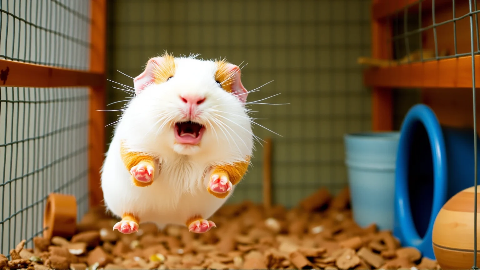 هل شاهدت حيوانك الأليف الشنشيلة أو خنزير غينيا يقفز فرحًا؟ كل ما تحتاج معرفته عن ظاهرة «البوبكورنينغ»