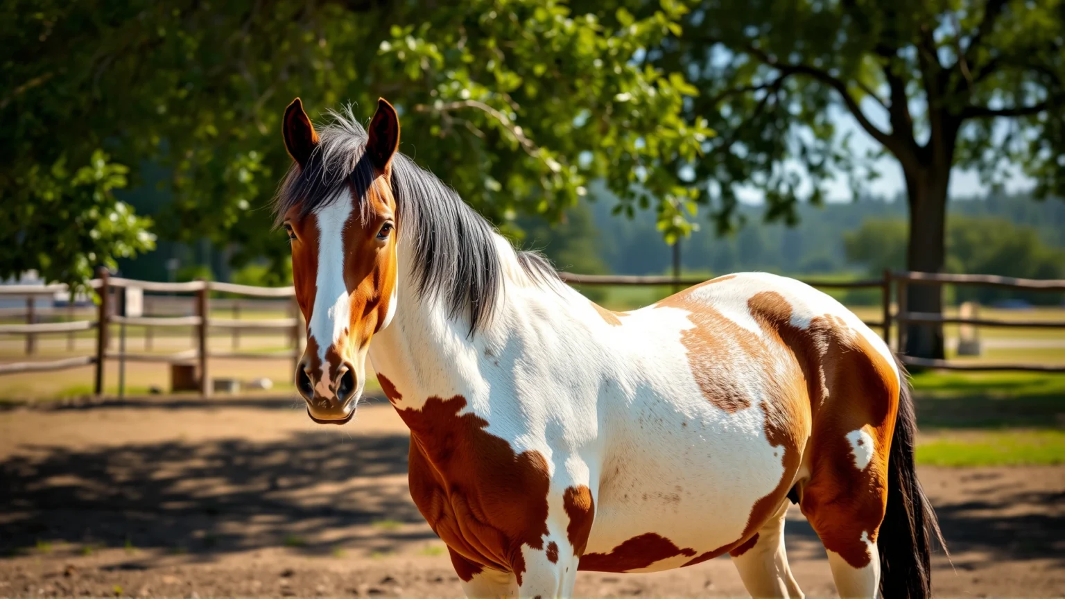 دليل شامل للتعرّف على الحصان الأمريكي سبوتي (American Paint Horse)