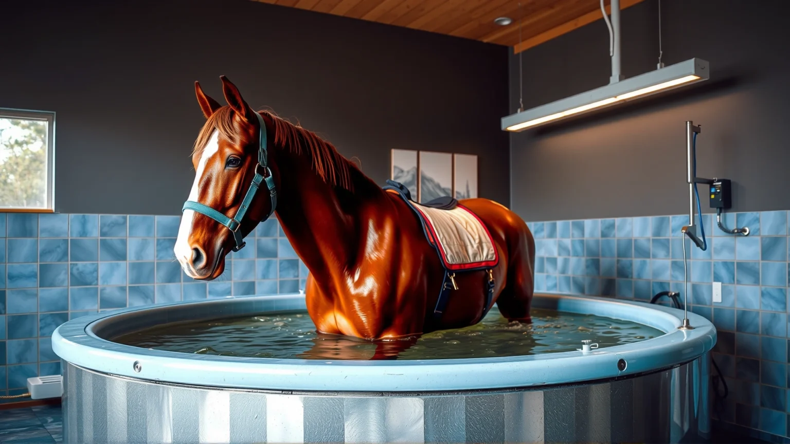 العلاج بالماء للخيول: دليل شامل لفوائده وطُرُقه