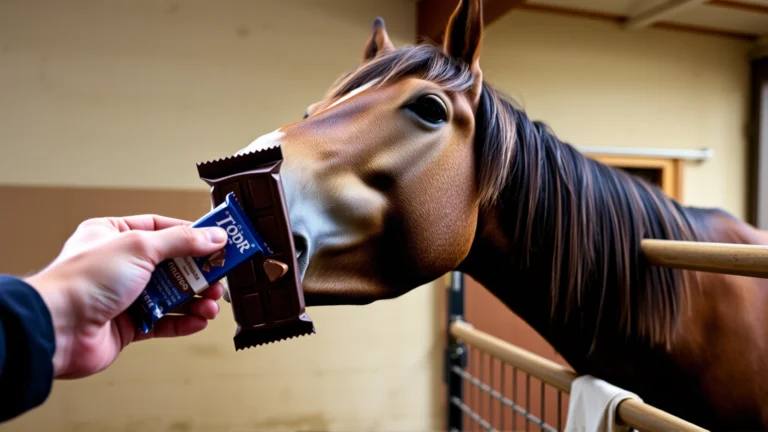 هل يمكن للخيول تناول الشوكولاتة؟ كل ما يجب أن يعرفه المربون والفرسان
