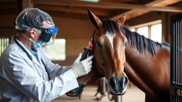 العَمى القمري لدى الخيول: دليل شامل لفهم التهاب العنبية المتكرر وسبل الوقاية والعلاج