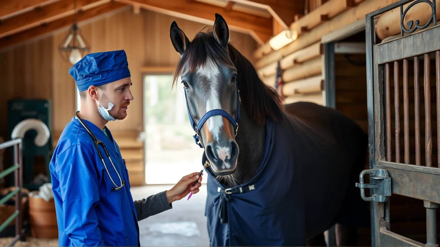 دليلك الشامل لاختيار الطبيب البيطري المثالي لخيولك