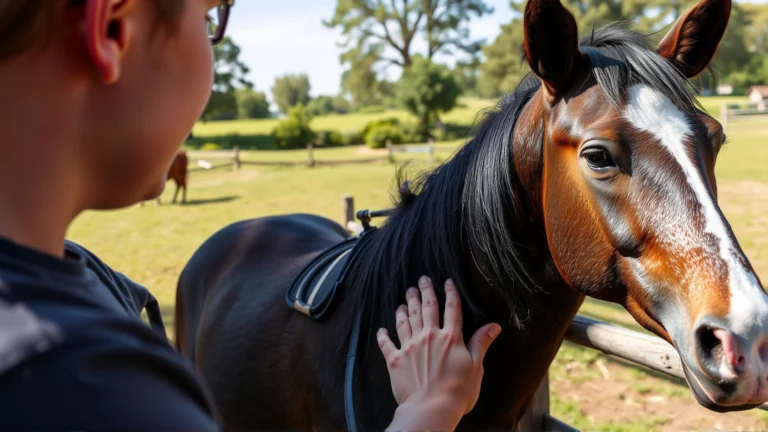 الدليل الشامل لمداعبة الخيول بأمان واحتراف