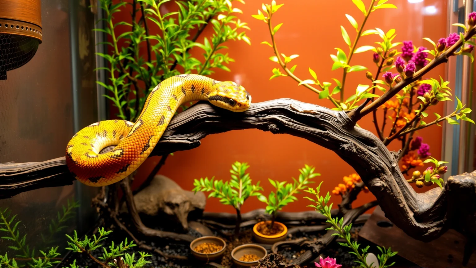 الدليل الشامل لإعداد التيراريوم المثالي لزواحفك