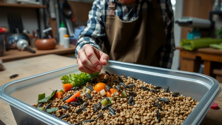 الدليل الشامل لتربية وتكاثر الصراصير لتغذية الزواحف في المنزل