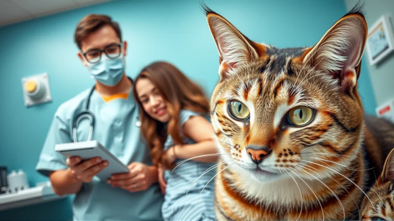 سرطان الغُدد في معدة وأمعاء القطط: الدليل الكامل من التشخيص إلى العلاج