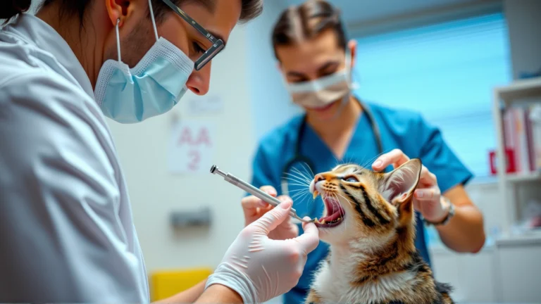 التهاب الفم في القطط: دليل شامل للأعراض، الأسباب، والعلاج