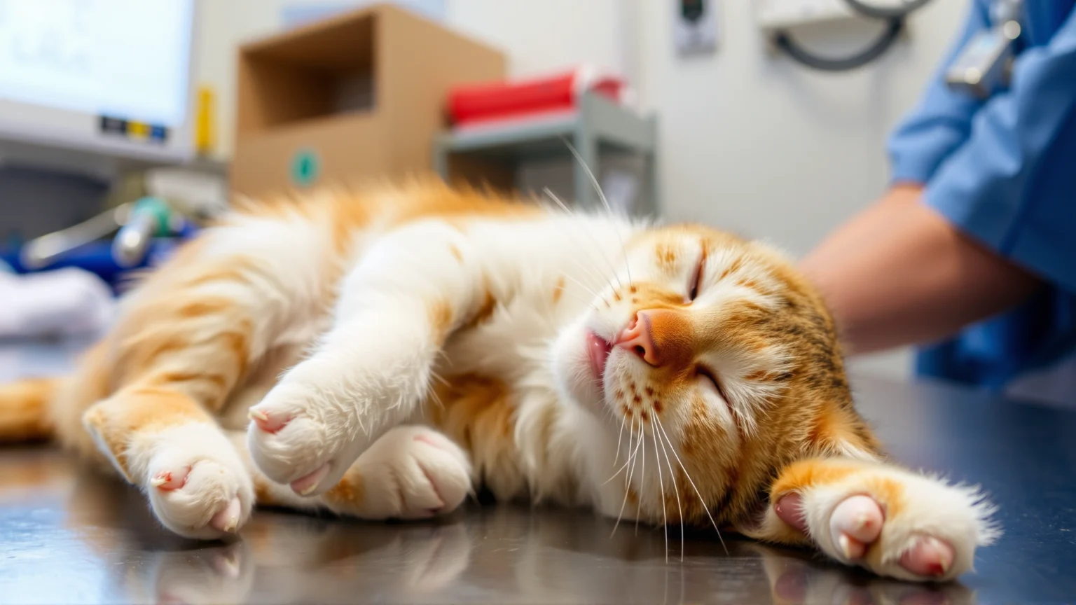 كل ما تحتاج معرفته عن الالتهاب الرئوي الاستنشاقي عند القطط: الأسباب، الأعراض، وسبل العلاج