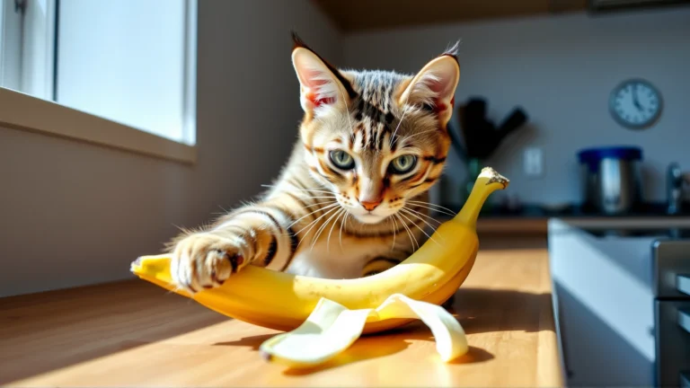 هل تستطيع القطط أكل الموز؟ دليل شامل لكل مُربّي