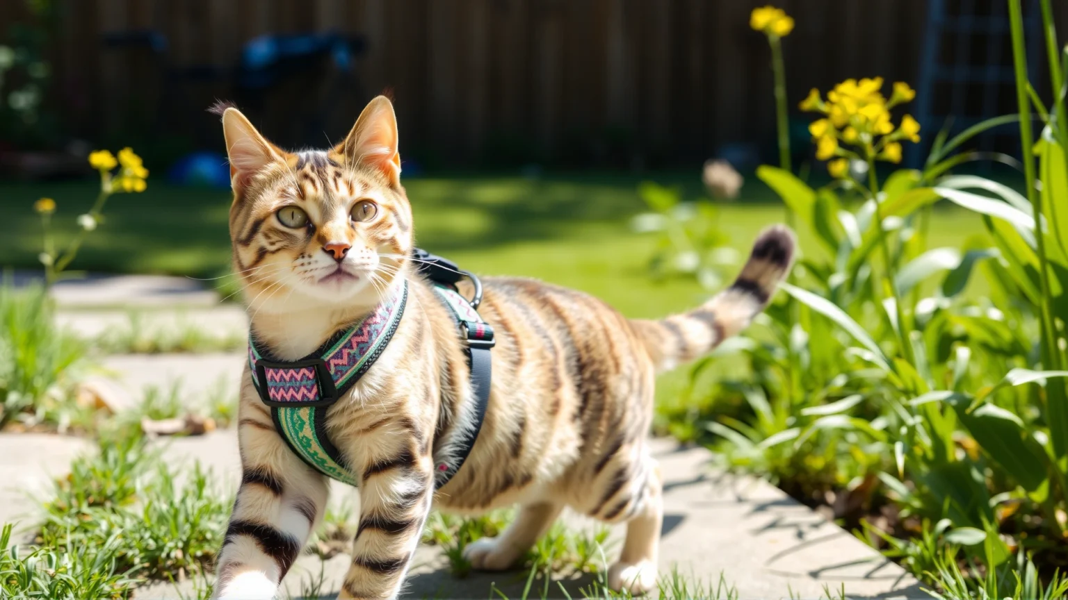 أربع أدوات ذكية تحافظ على سلامة قطك في الهواء الطلق