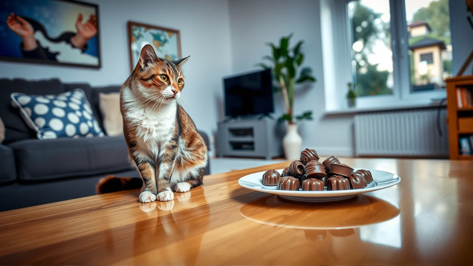 لماذا تُعَدّ الشوكولاتة أخطر وجبة على قطّتك؟ دليل شامل لحماية صديقك المِرْفقي