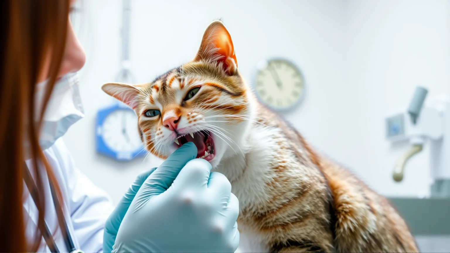 لماذا يتقيّأ قطّي دمًا؟ دليل شامل لفهم القيء الدموي عند القطط