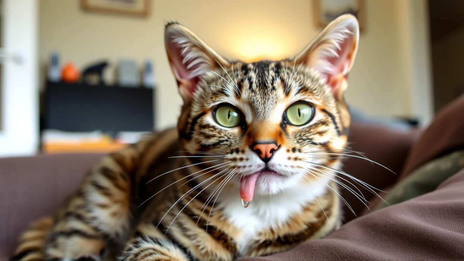 سيلان لعاب القطط: دليلك الشامل للأسباب والمخاطر وسبل العلاج