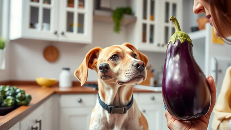 هل يستطيع الكلب أكل الباذنجان؟ الدليل الكامل لفوائد ومخاطر تقديم الباذنجان لكلبك